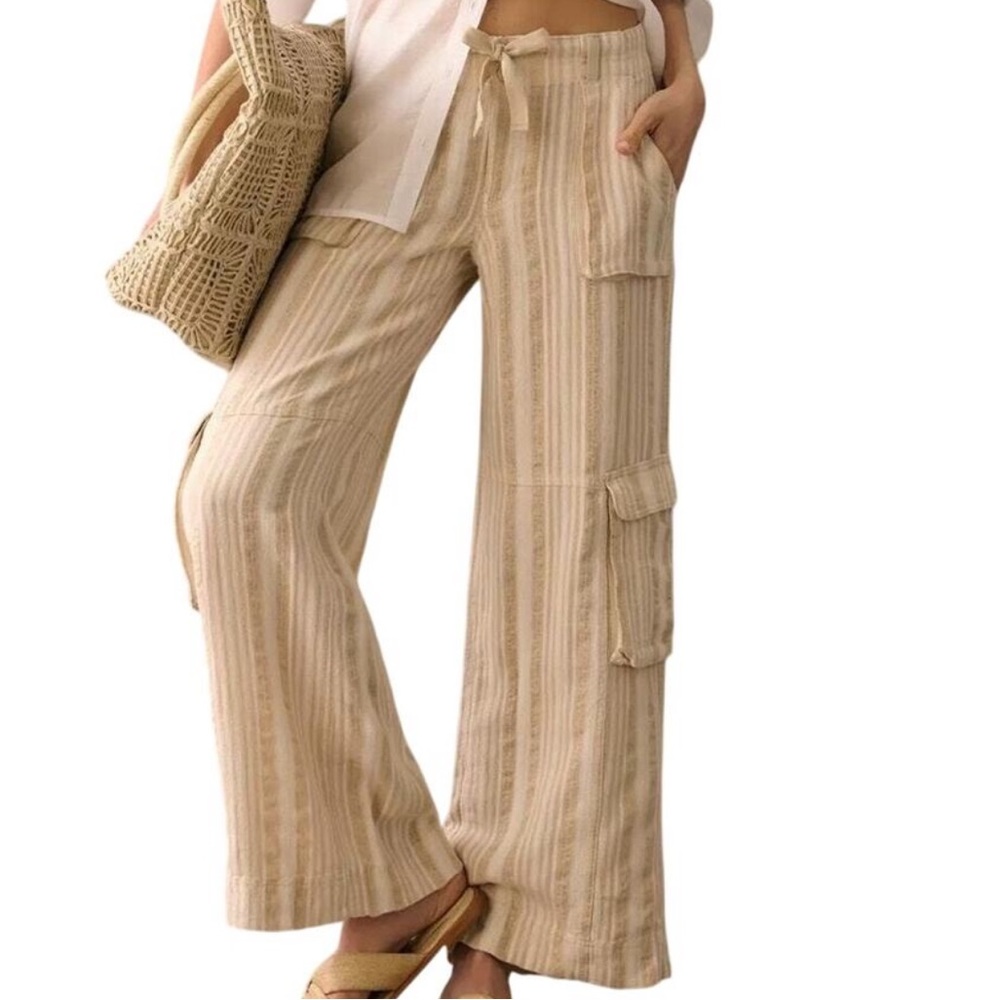 Anthrpologie Wide Leg Cargo Pant sz. 27